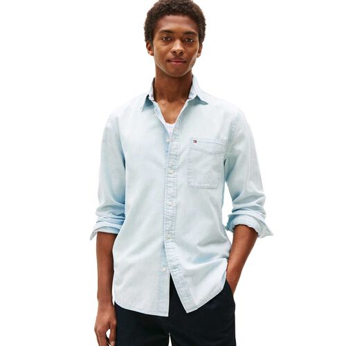 Tommy Hilfiger Chambray Pocket Rf Shirt
